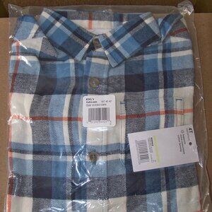 Jumping Beans Toddler Boys Flannel Button Down Shirt, New, Size 4T